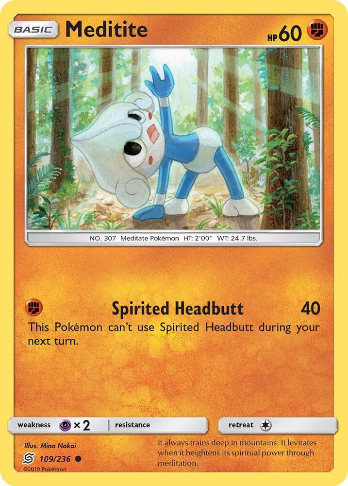 Meditite 109/236 card from SM - Unified Minds