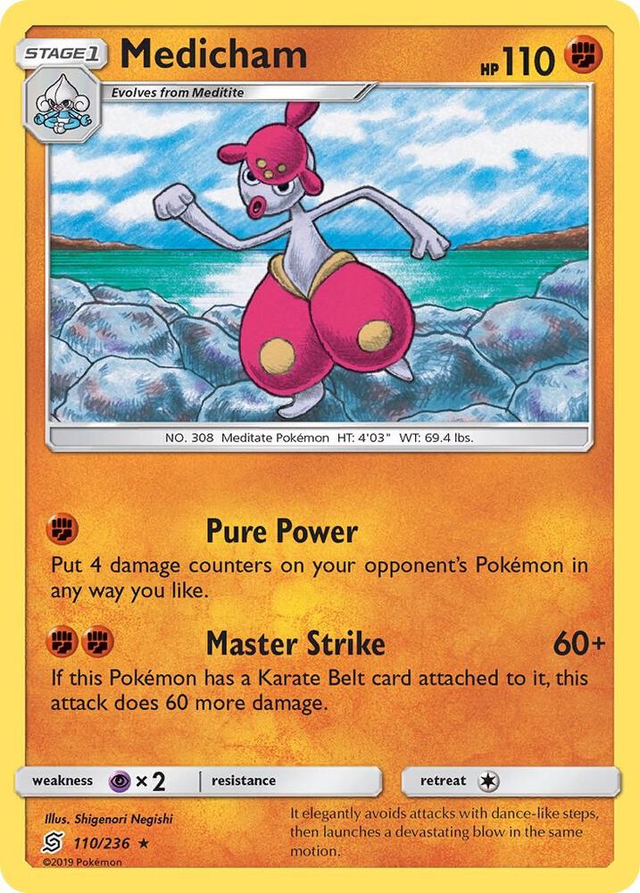 Medicham 110/236 card from SM - Unified Minds
