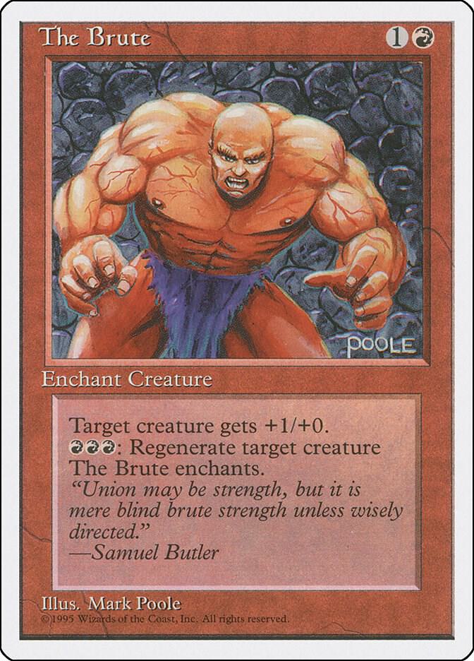 The Brute card from Fourth Edition
