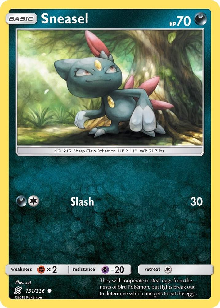 Sneasel 131/236 card from SM - Unified Minds