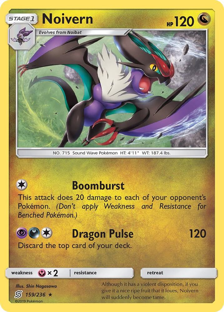 Noivern 159/236 card from SM - Unified Minds