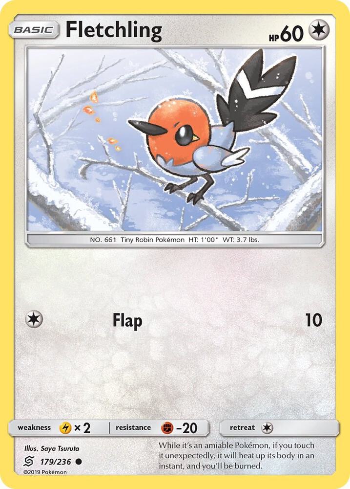 Fletchling 179/236 card from SM - Unified Minds