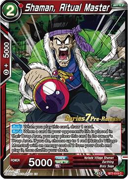 Shaman, Ritual Master BT7-019_PR card from Assault of the Saiyans Pre-Release Cards