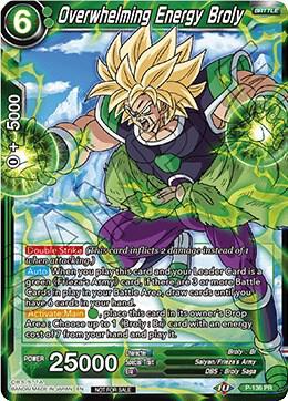 Overwhelming Energy Broly (Series 7 Super Dash Pack) P-136 card from Promotion Cards