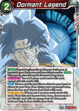 Dormant Legend BT7-022_PR card from Assault of the Saiyans Pre-Release Cards