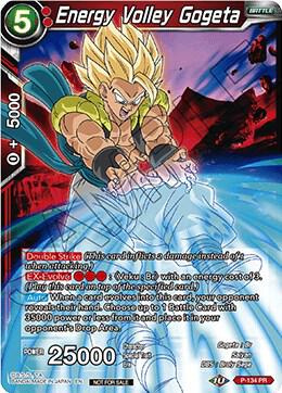 Energy Volley Gogeta (Series 7 Super Dash Pack) P-134 card from Promotion Cards