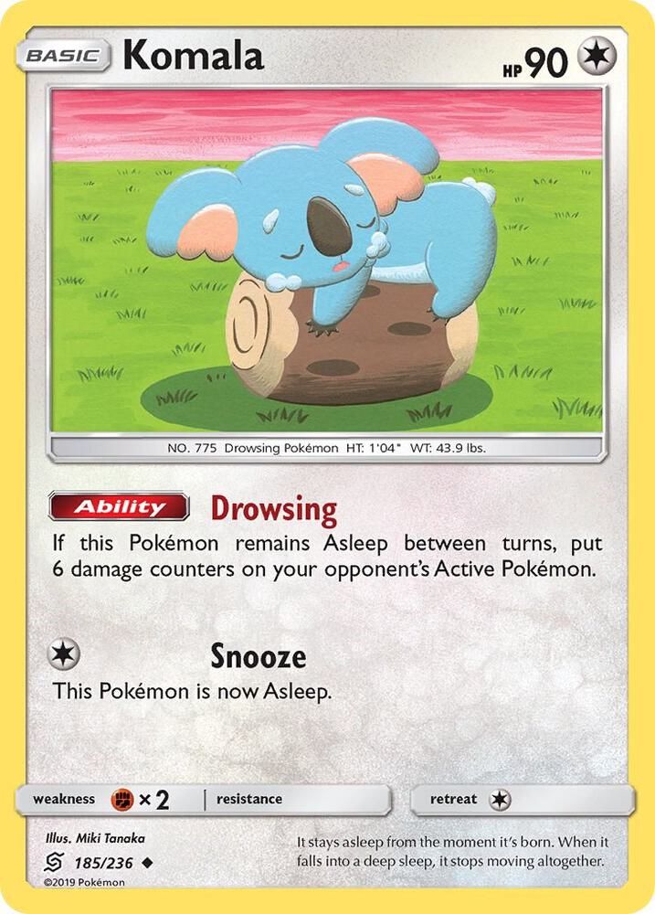 Komala 185/236 card from SM - Unified Minds