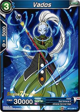 Vados BT7-038_PR card from Assault of the Saiyans Pre-Release Cards