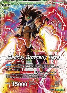 Raditz // Raditz, Brotherly Hate BT7-049_PR card from Assault of the Saiyans Pre-Release Cards
