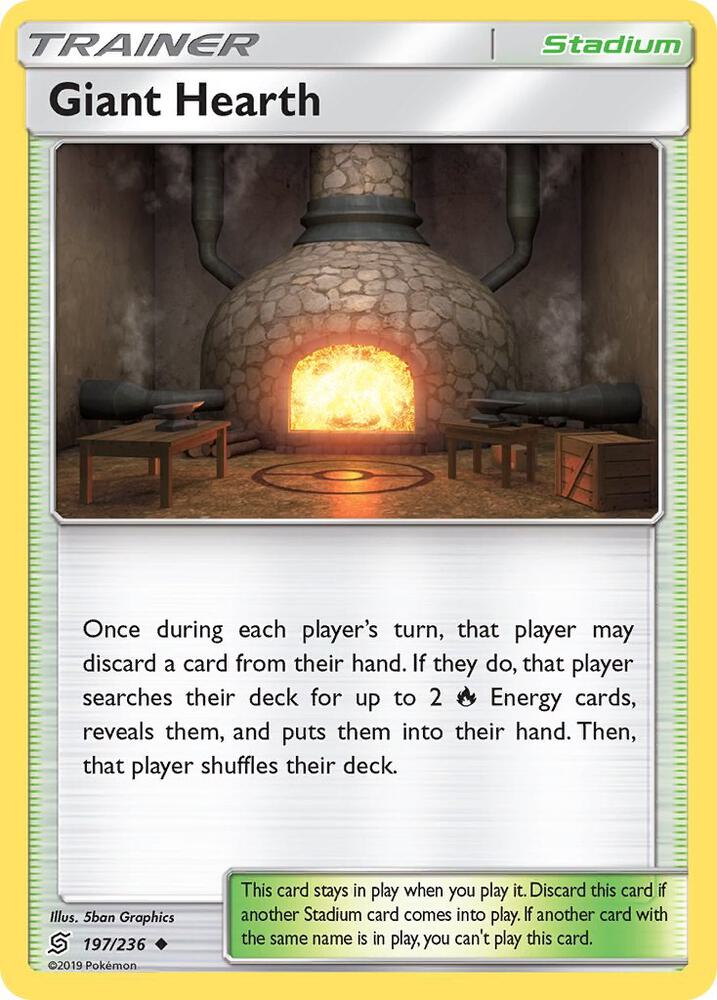 Giant Hearth 197/236 card from SM - Unified Minds