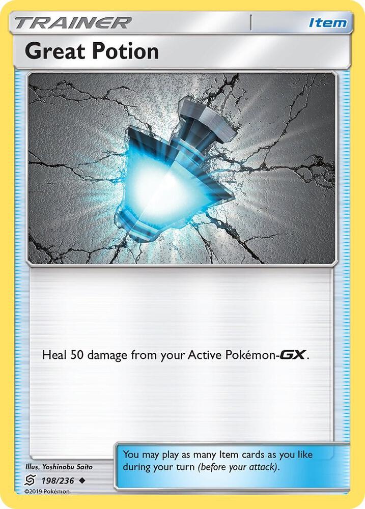 Great Potion 198/236 card from SM - Unified Minds