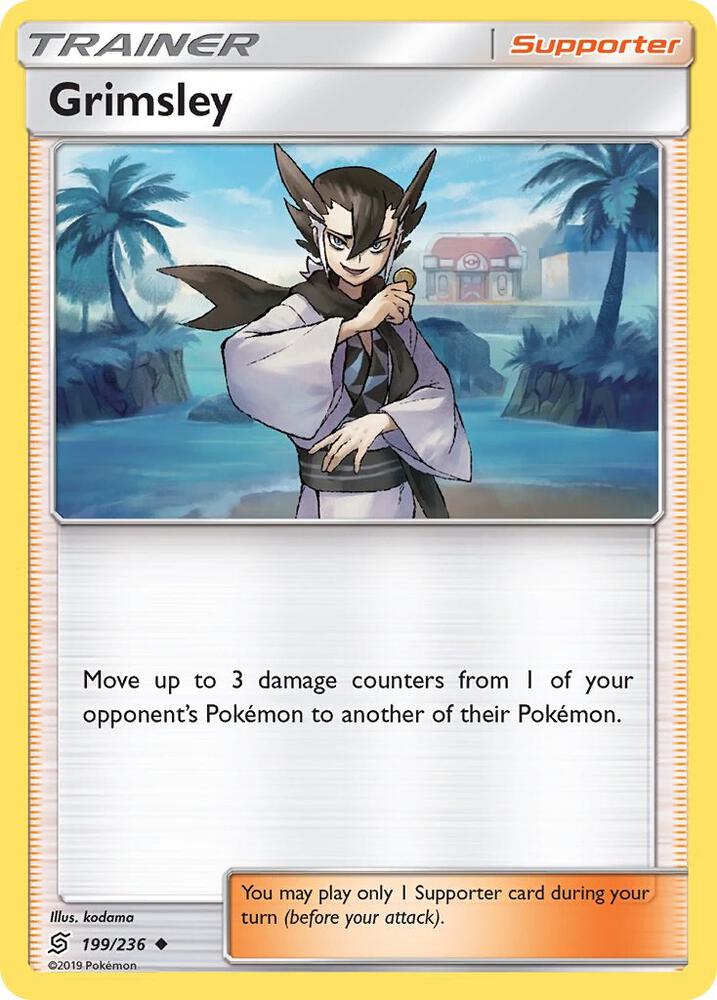 Grimsley 199/236 card from SM - Unified Minds
