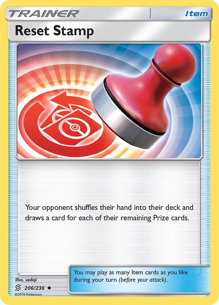 Reset Stamp 206/236 card from SM - Unified Minds
