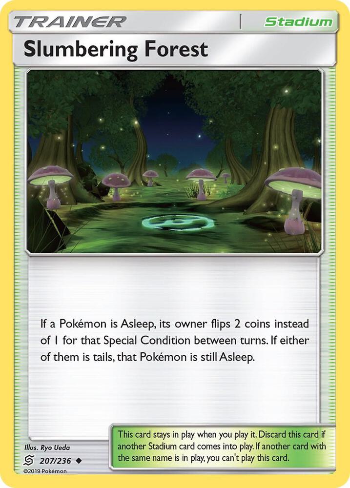 Slumbering Forest 207/236 card from SM - Unified Minds