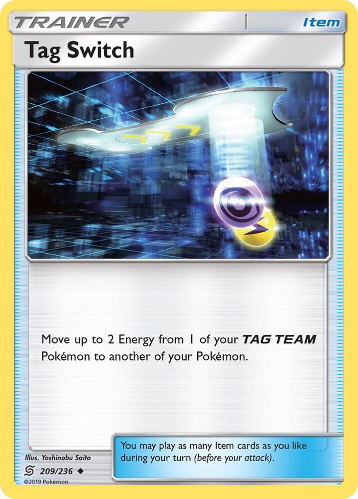 Tag Switch 209/236 card from SM - Unified Minds