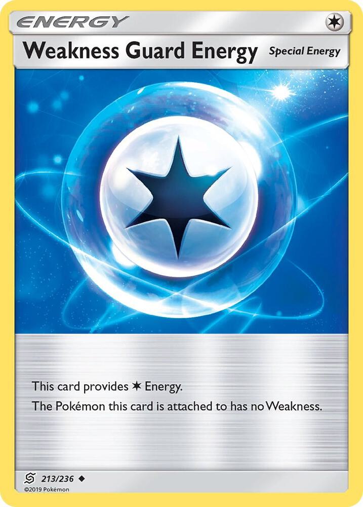 Weakness Guard Energy 213/236 card from SM - Unified Minds