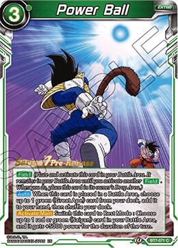 Power Ball BT7-071_PR card from Assault of the Saiyans Pre-Release Cards