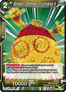 Botamo, Defender of Universe 6 BT7-088_PR card from Assault of the Saiyans Pre-Release Cards