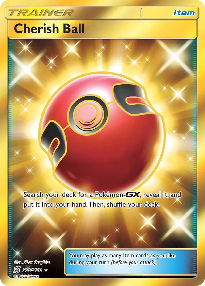 Cherish Ball (Secret) 250/236 card from SM - Unified Minds