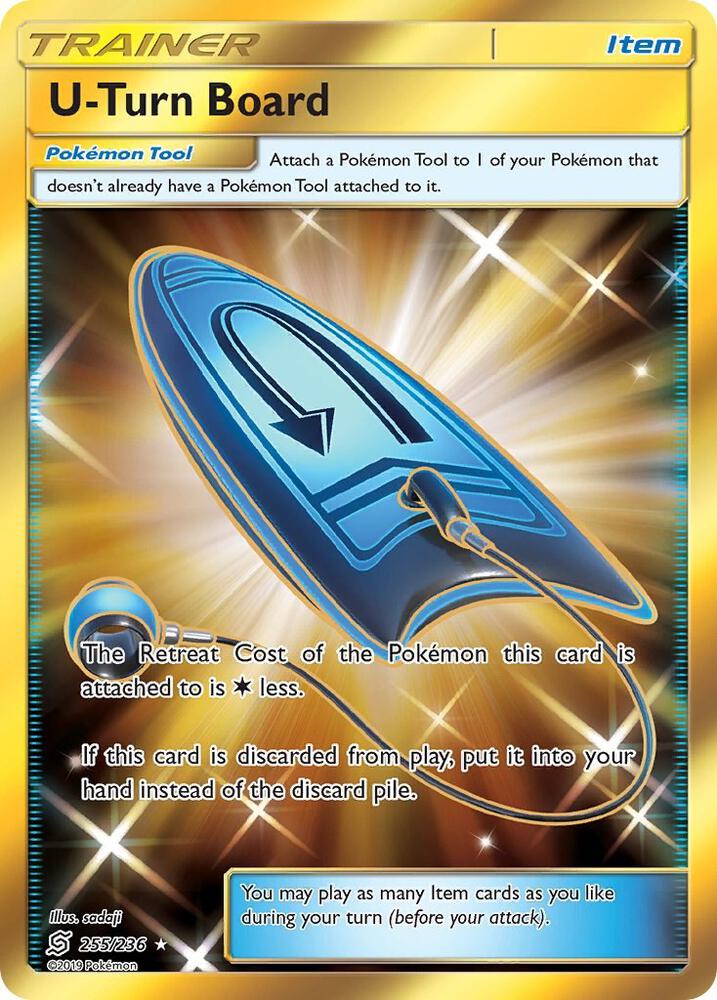 U-Turn Board (Secret) 255/236 card from SM - Unified Minds