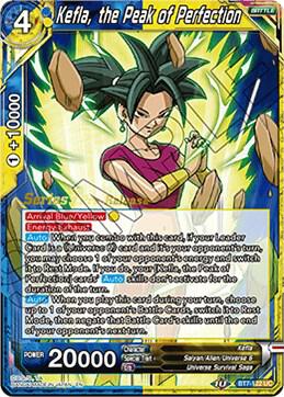 Kefla, the Peak of Perfection BT7-122_PR card from Assault of the Saiyans Pre-Release Cards