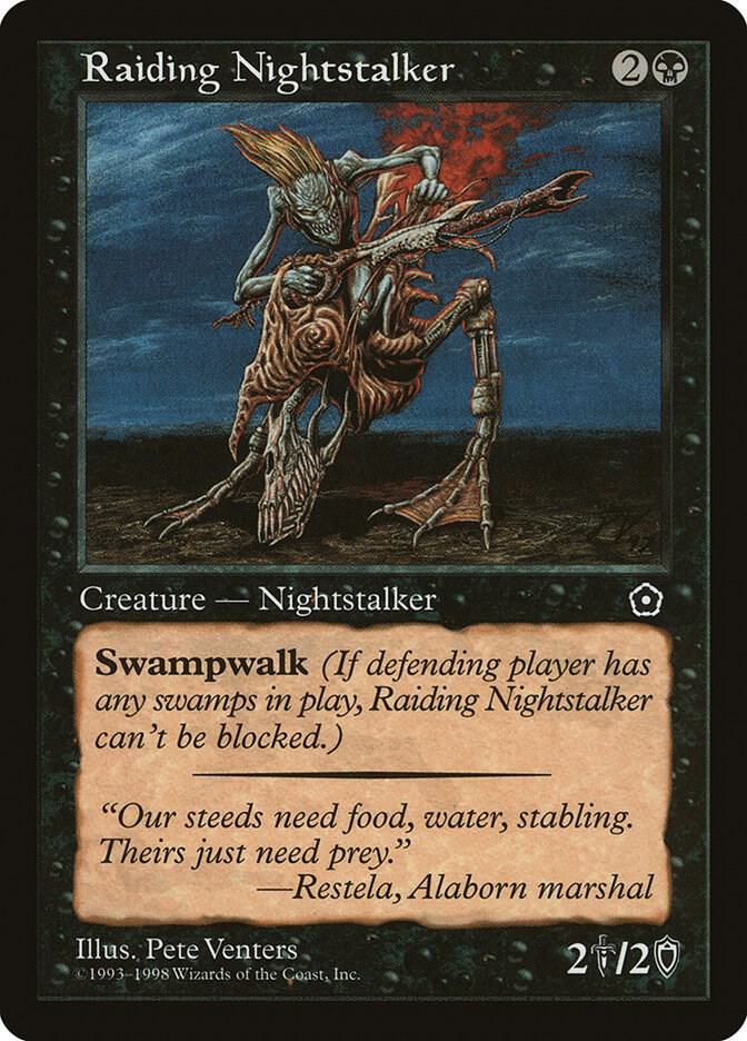 Raiding Nightstalker card from Portal Second Age