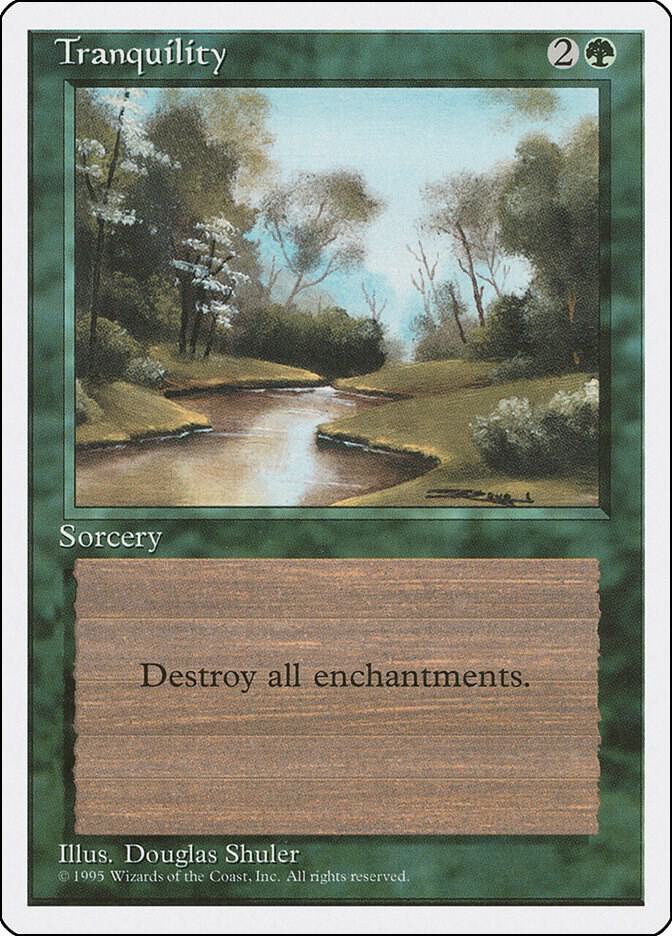 Tranquility card from Fourth Edition