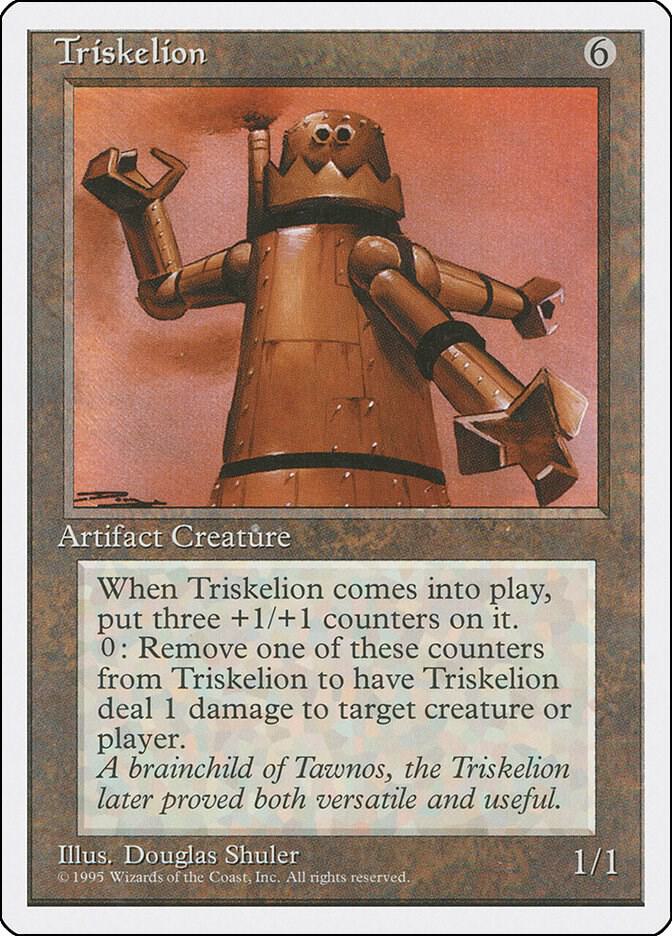 Triskelion 372 card from Fourth Edition