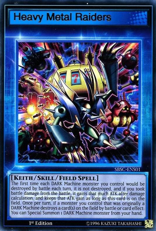 Heavy Metal Raiders (Skill Card) SBSC-ENS01 card from Speed Duel: Scars of Battle