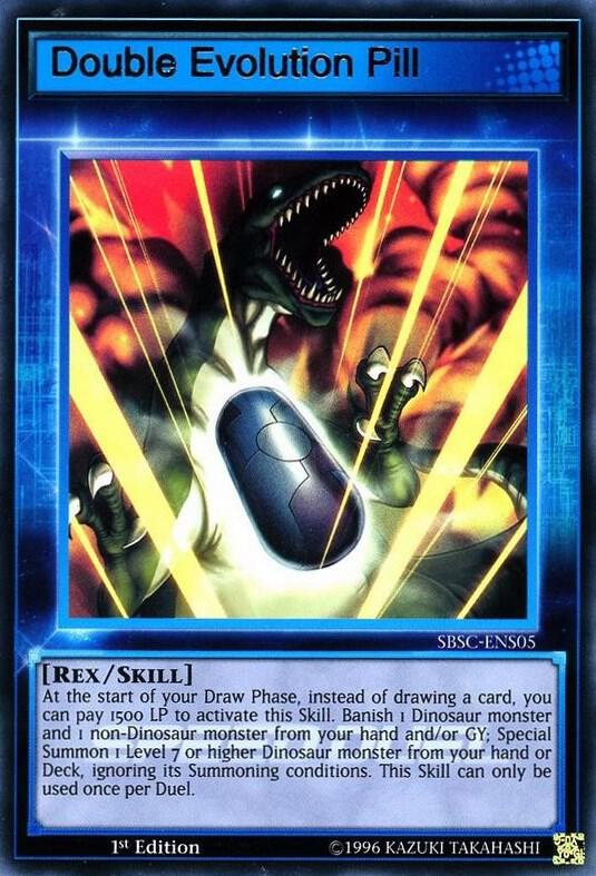 Double Evolution Pill (Skill Card) SBSC-ENS05 card from Speed Duel: Scars of Battle