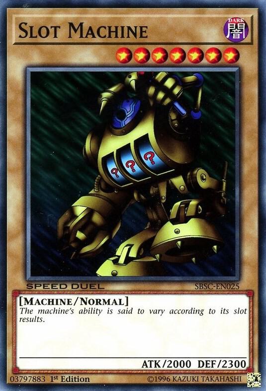 Slot Machine SBSC-EN025 card from Speed Duel: Scars of Battle
