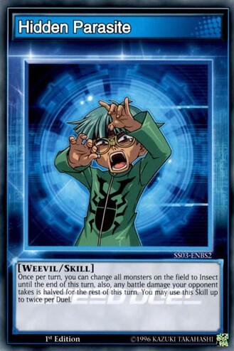 Hidden Parasite SS03-ENBS2 card from Speed Duel Decks: Ultimate Predators