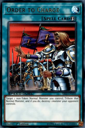 Order to Charge SS03-ENV01 card from Speed Duel Decks: Ultimate Predators