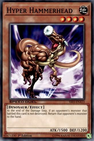 Hyper Hammerhead SS03-ENA13 card from Speed Duel Decks: Ultimate Predators