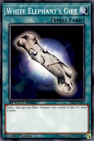 White Elephant's Gift (A) SS03-ENA22 card from Speed Duel Decks: Ultimate Predators