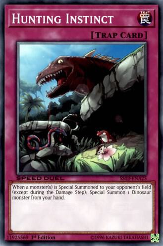 Hunting Instinct SS03-ENA25 card from Speed Duel Decks: Ultimate Predators