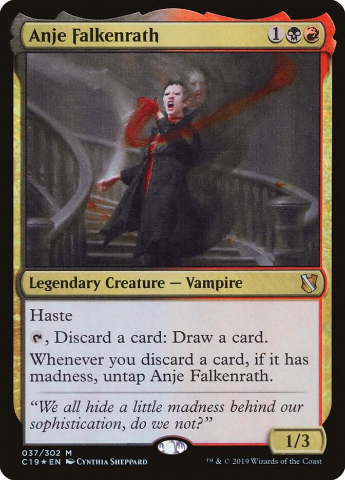 Anje Falkenrath 37 card from Commander 2019