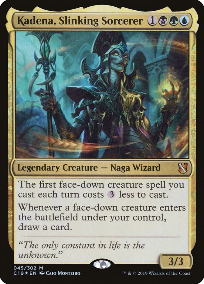 Kadena, Slinking Sorcerer 45 card from Commander 2019