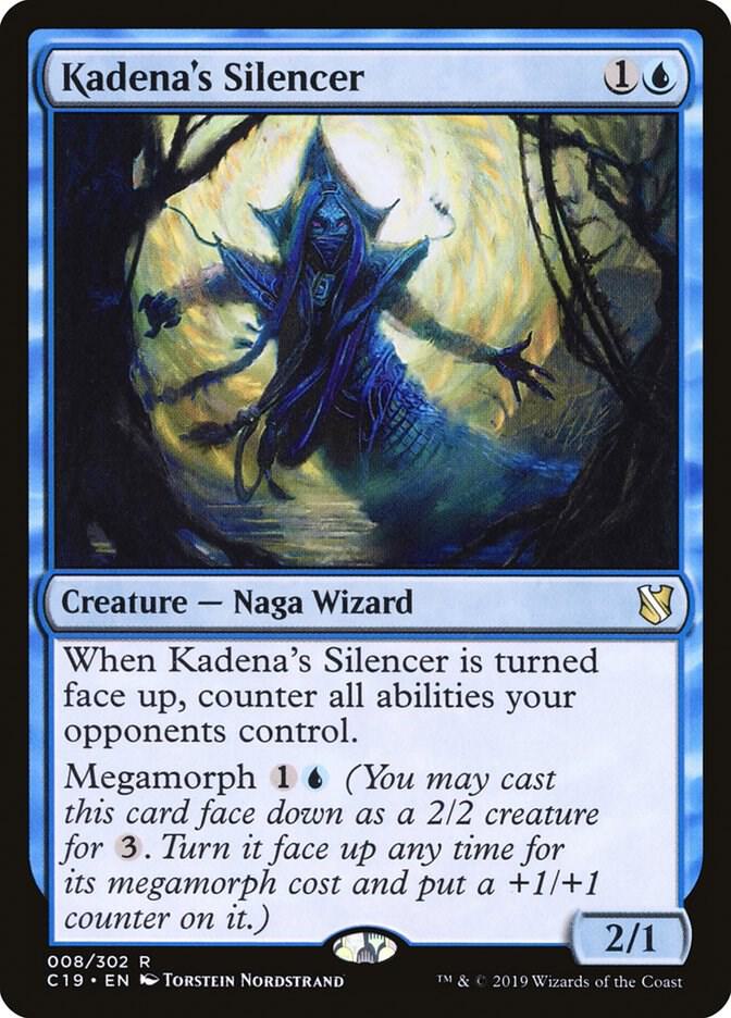 Kadena's Silencer 8 card from Commander 2019