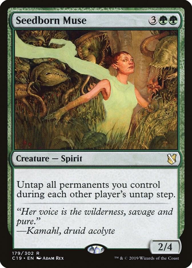 Seedborn Muse 179 card from Commander 2019