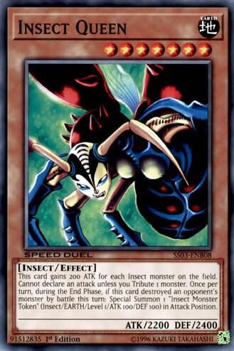 Insect Queen SS03-ENB08 card from Speed Duel Decks: Ultimate Predators