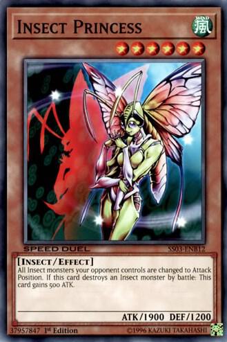 Insect Princess SS03-ENB12 card from Speed Duel Decks: Ultimate Predators