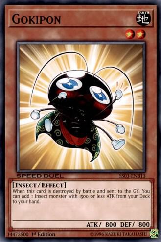 Gokipon SS03-ENB13 card from Speed Duel Decks: Ultimate Predators