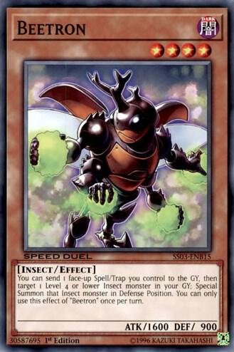 Beetron SS03-ENB15 card from Speed Duel Decks: Ultimate Predators