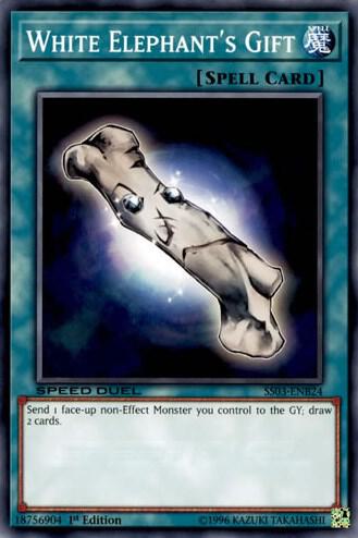 White Elephant's Gift (B) SS03-ENB24 card from Speed Duel Decks: Ultimate Predators