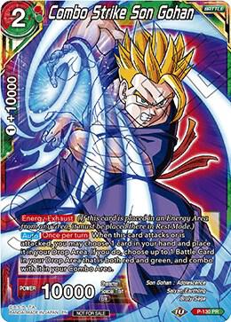 Combo Strike Son Gohan (Shop Tournament: Assault of Saiyans) P-130 card from Promotion Cards