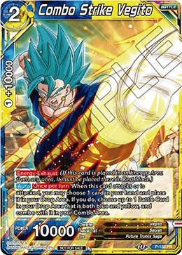 Combo Strike Vegito (Shop Tournament: Assault of Saiyans) P-133 card from Promotion Cards