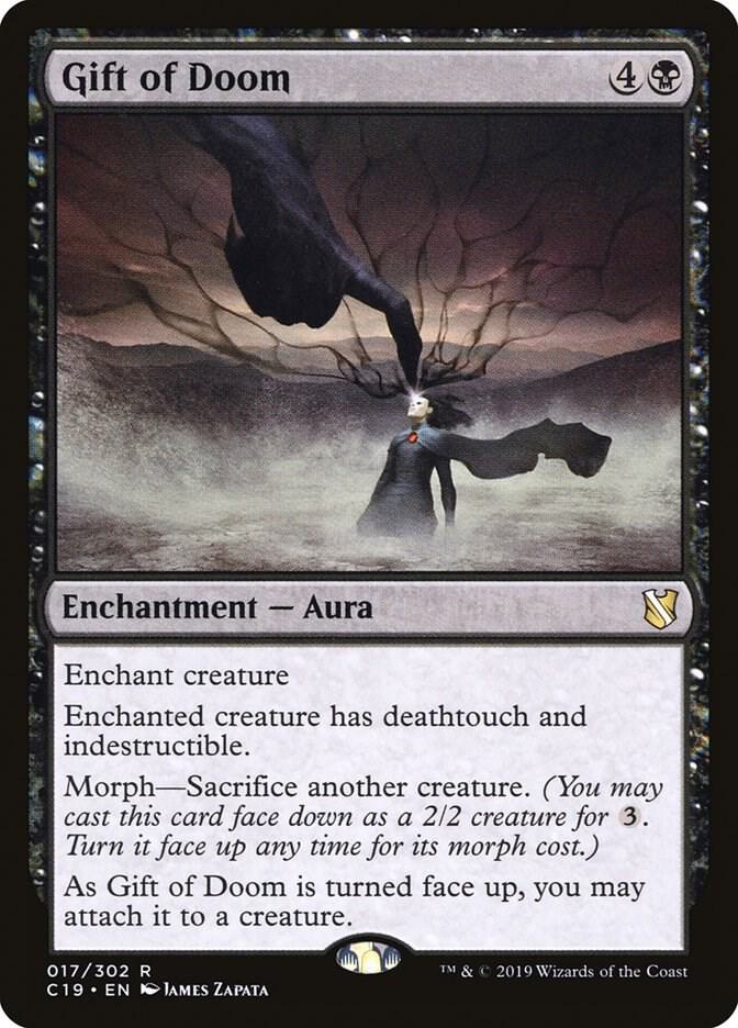 Gift of Doom 17 card from Commander 2019