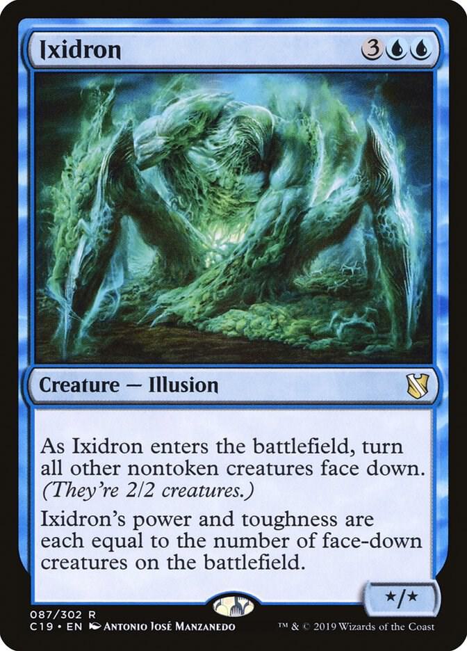 Ixidron 87 card from Commander 2019