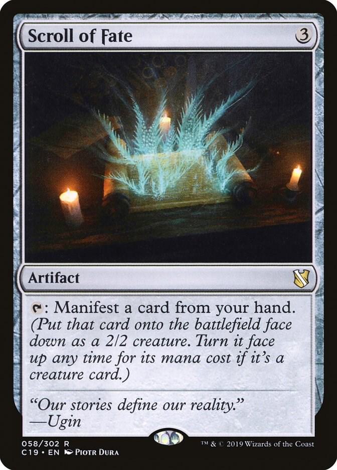 Scroll of Fate 58 card from Commander 2019